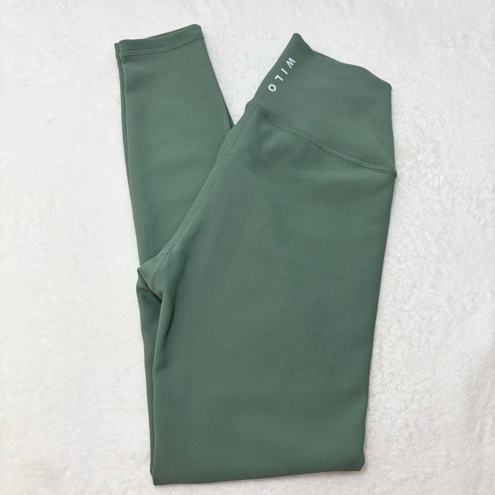 Willow Women's Athletic Olive-‎ Green Leggings size S
